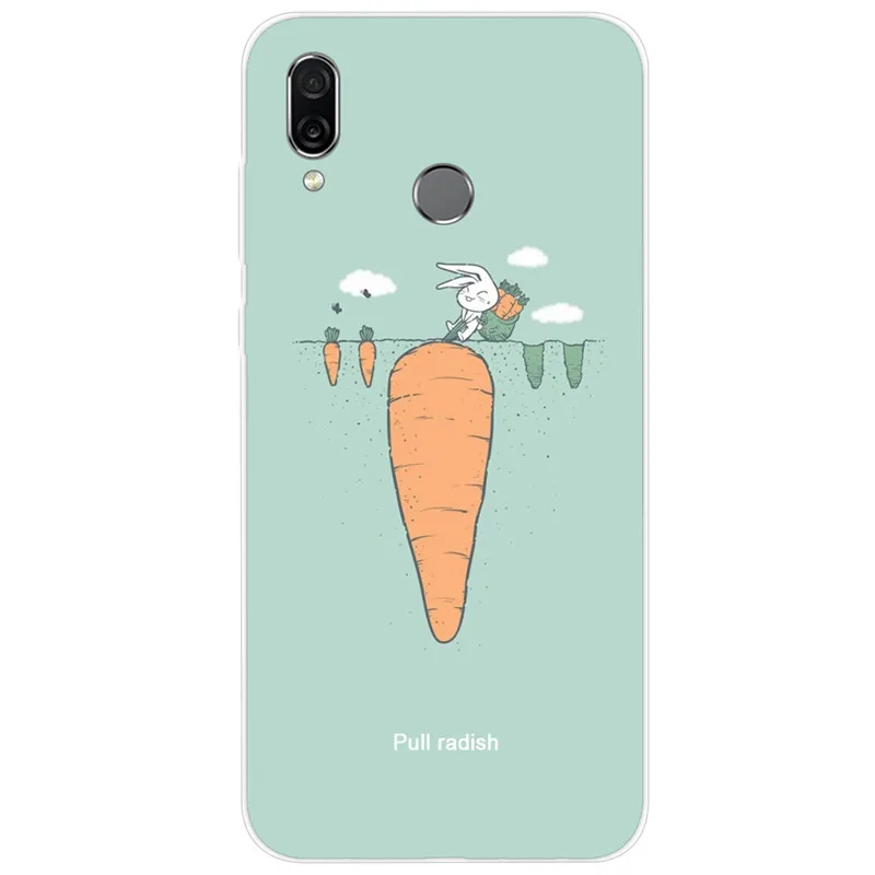 Chic Floral & Animal Print Soft TPU Silicone Case for Huawei Honor Play - 6.3 Protective Phone Cover