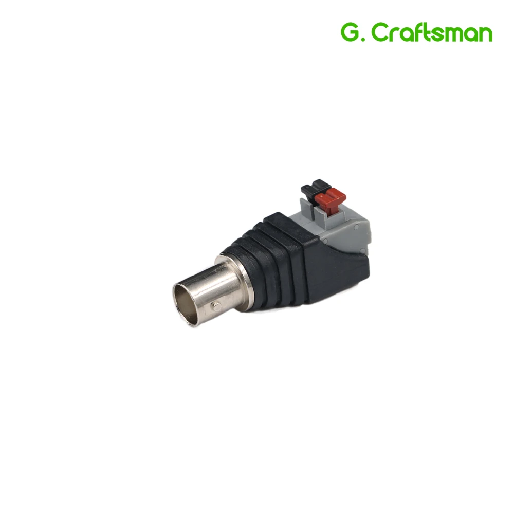 

BNC Female Plug Push Fastening Type 12V Connector CCTV Cameras Socket Adapter System Accessories B28 G.Ccraftsman