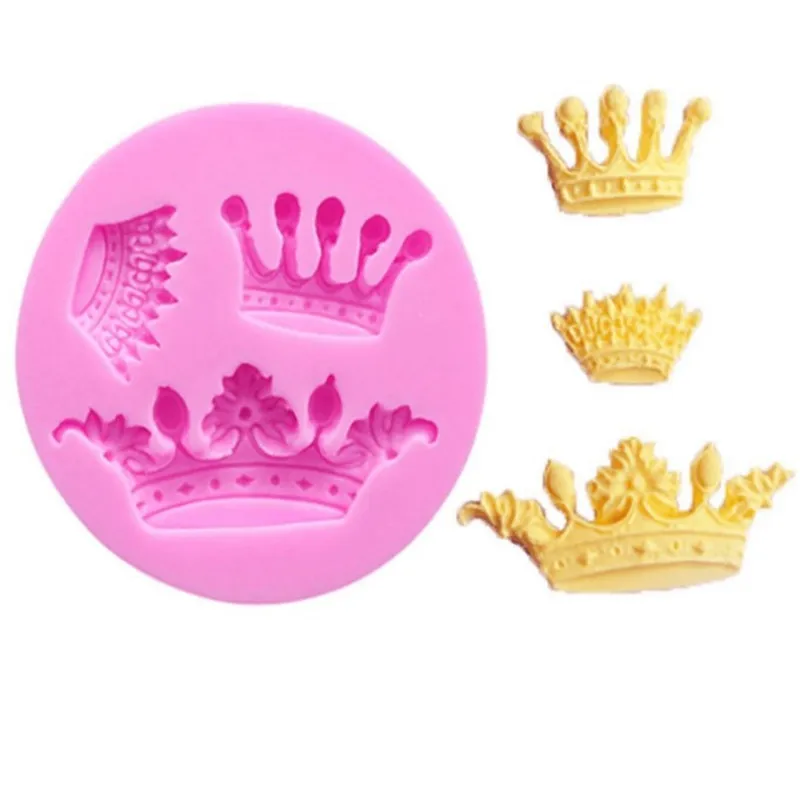 

Crown Shape Silicone Mold,Cake Chocolate Kitchen Baking Mould, ,Dining Bar Fondant Cake Tools ,Sugarcraft Cake Decorating Molds