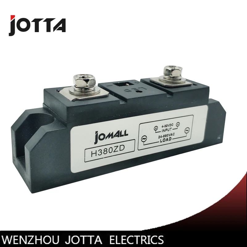 

SSR-80A Industrial SSR Single-phase Solid State Relay 80A Input 3-32VDC;Output 440AC