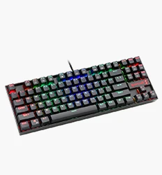 Redragon K569 Rgb алюминиевая USB Механическая игровая клавиатура синий переключатель со светодиодной подсветкой 104 ключ анти-ореолы проводной ПК компьютер геймер