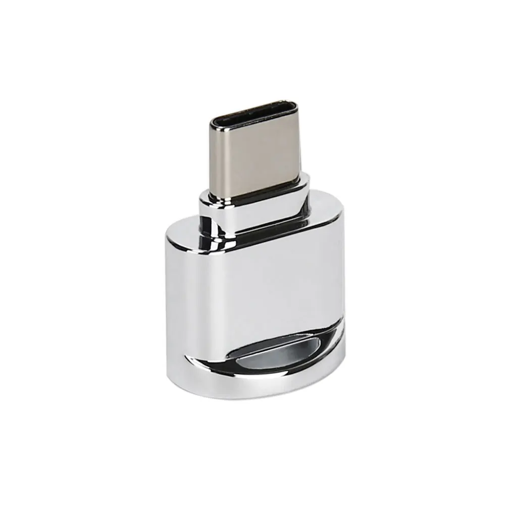 USB 3,1 type C кард-ридер USB-C TF OTG адаптер USB3.1 type-c разъем TF Micro SD кард-ридер Мини конвертер - Цвет: Silver