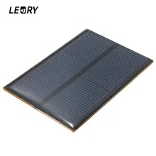 LEORY 5,5 В 0,66 ВТ монокристаллическая солнечная панель 120 мАч Мини Кремниевые Солнечные элементы Сделай Сам эпоксидный пластинчатый модуль зарядное устройство для телефона