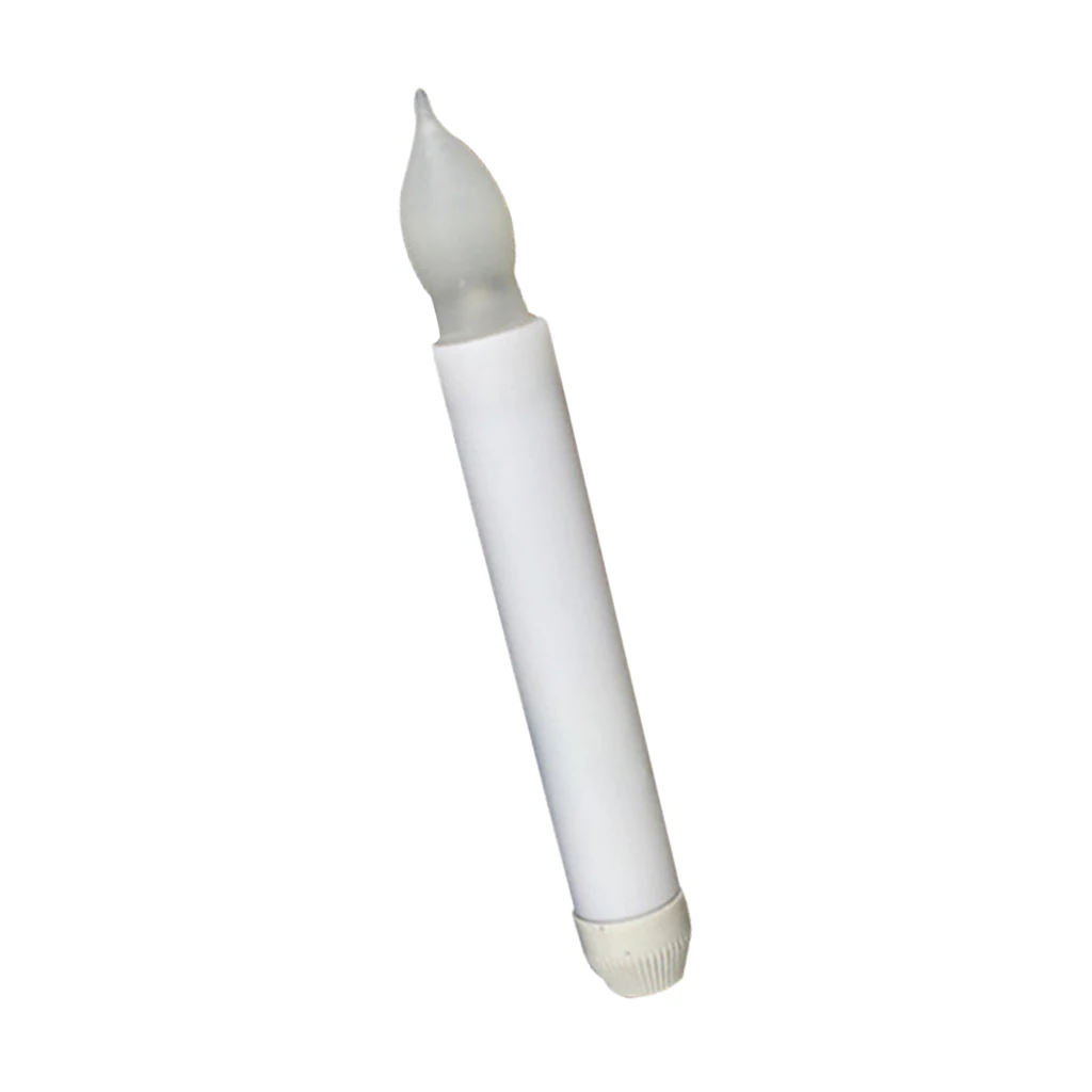Battery Operated Electric  Candles Dinner Table Candles for Home Wedding Party Dinner Decoration, Tall, Warm White
