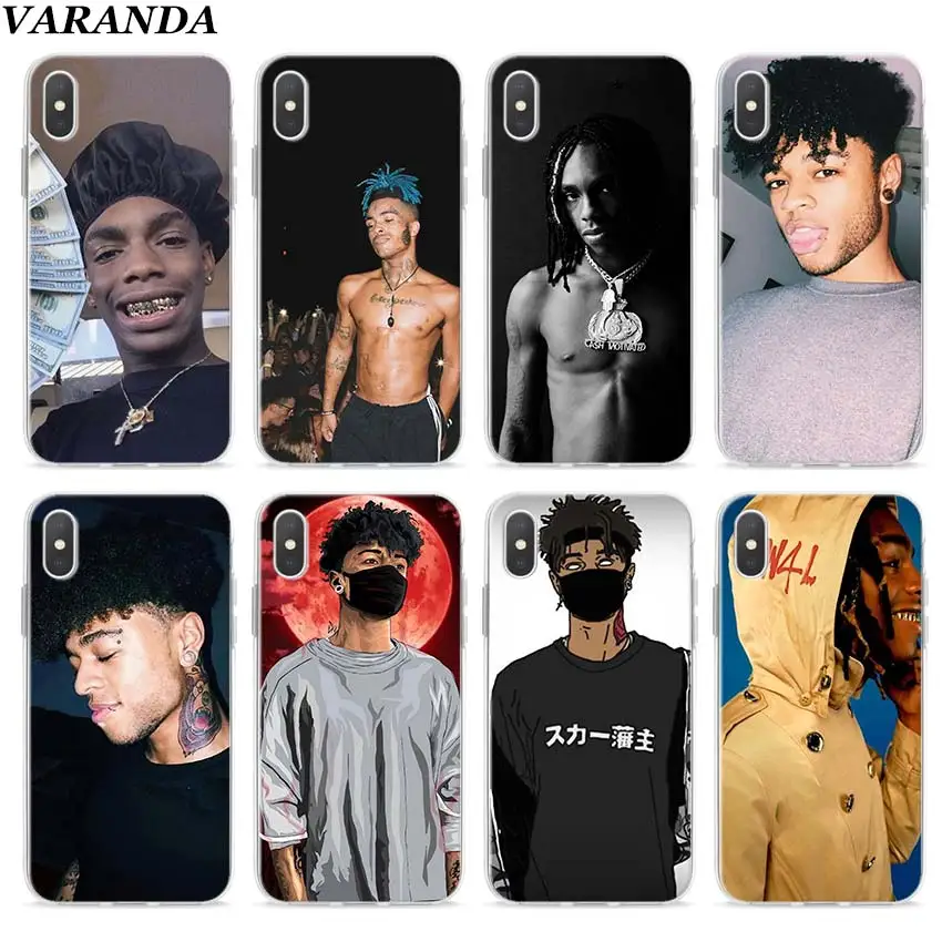 

Ynw Melly Scarlxrd Clear Silicone Case for Apple iPhone 7 8 Plus 6 6s Plus 5 5s X XR XS MAX TPU Soft cases Coque