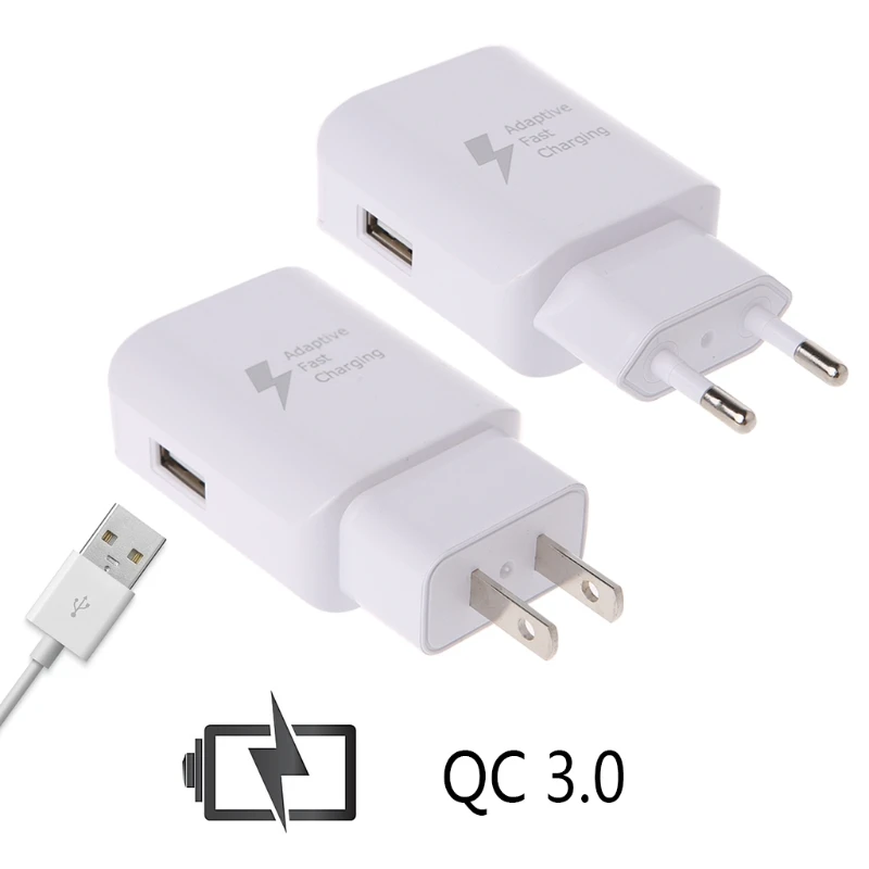 QC 3.0 سريعة شحن USB ميناء المنزل السفر الحائط مهايئ شاحن ل هاتف لوحي QC 3.0 سريعة شحن USB ميناء المنزل السفر الحائط مهايئ شاحن ل هاتف لوحي