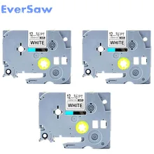 3 PK совместимый с Brother tz кассетные ленты tz 12 мм ламинированная лента tze231 tz231 tz2-231 tze-231