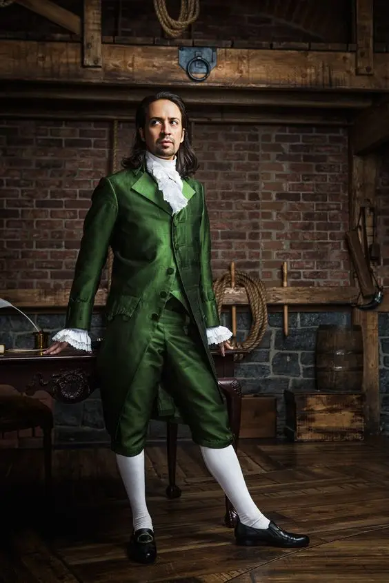 

Colonial Hamilton Military cosplay Costume musical Hamilton green outfit Cosplay Costume Lin Manuel Miranda Hamilton cosplay