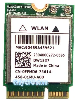 

DW1537 Atheros QCSNFA282 802.11 a/b/g/n WIFI 300M+Bluetooth 4.0 M.2 Card for Dell Venue 11 Pro