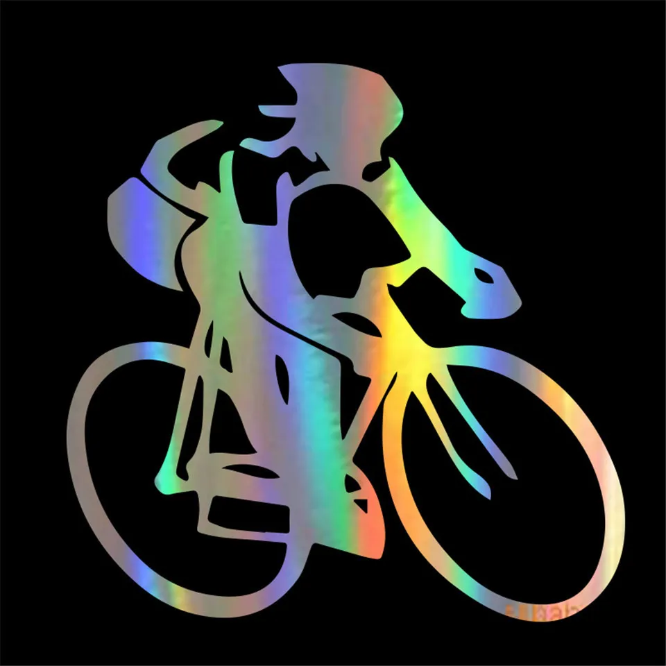 Cunymagos Bicycle Sports Athletes Sticker Decal High Quality Vinyl Reflective Decorative Car Stickers Fashion Car Decal Sticker13.513 (5)