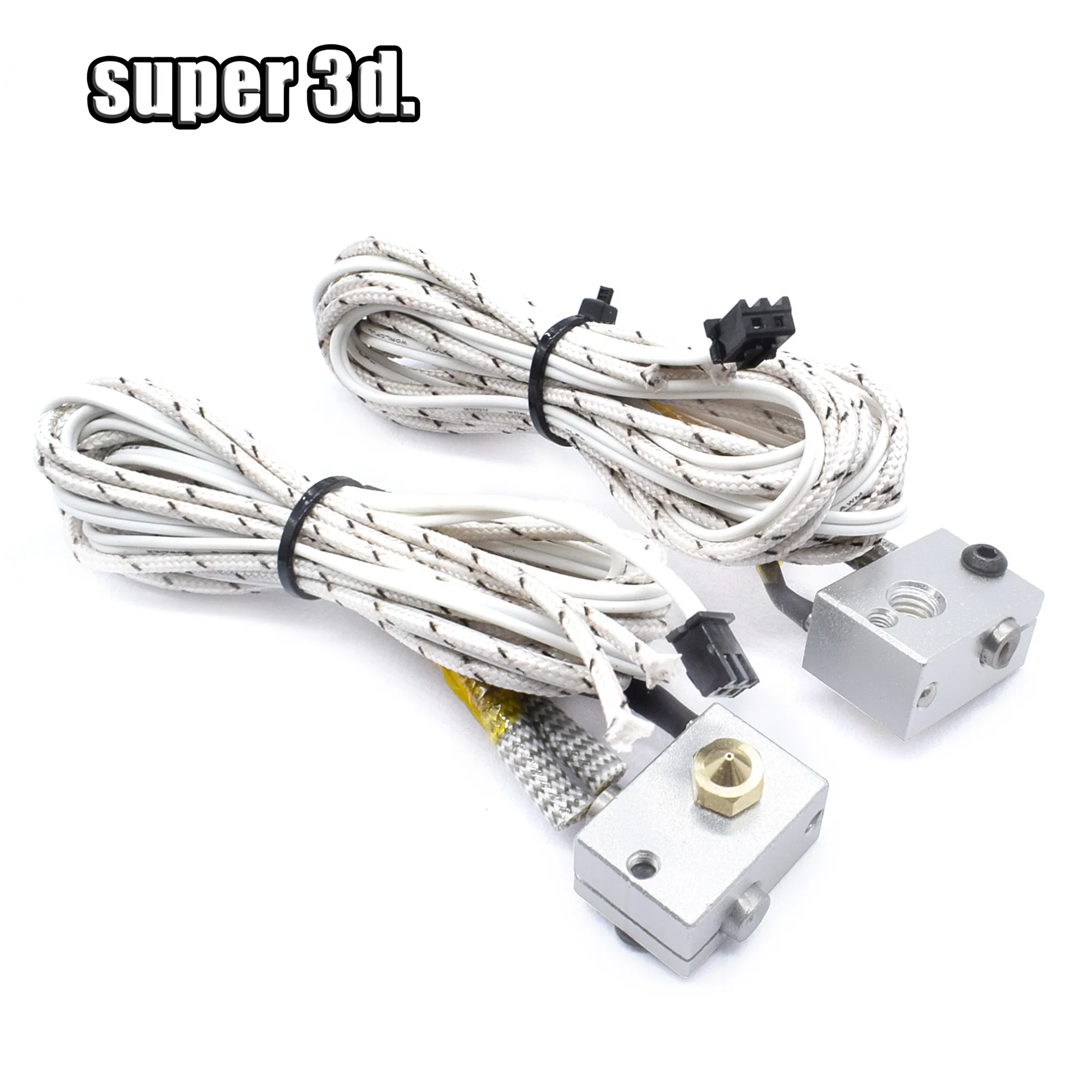 Kit de Bocal de Impressora 3d 12v 24v 50w 04 mm 100cm Tubo Cabo para 175 mm E3d v6 J-head Hotend - Imagem 4