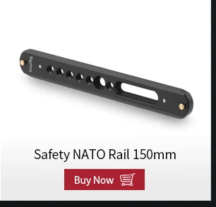 SmallRig безопасности NATO Rail 93 мм длиной для натовской ручки камеры клетки EVF монитор крепление-1933