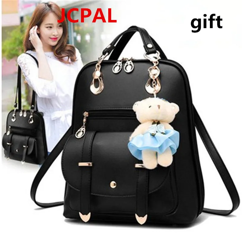 New 2016 High Quality Women Backpacks Famous Brands Fashion Lady Leather Backpack girls School Backpack For