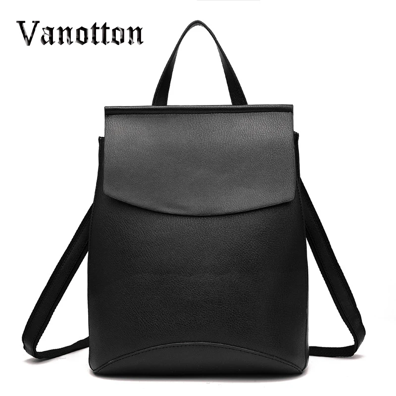 

Famous Brands Women Leather Backpacks New High Quality Travel Bags Cute School Bags For Teenage Girls Book Bag Mochila