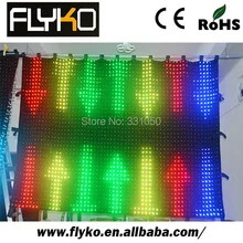 Рождественвечерние Вечеринка сценический занавес светодиодный видео занавес srceen для сценического фона