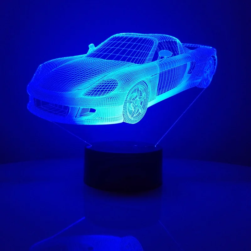 sports car 3D decorative light 800