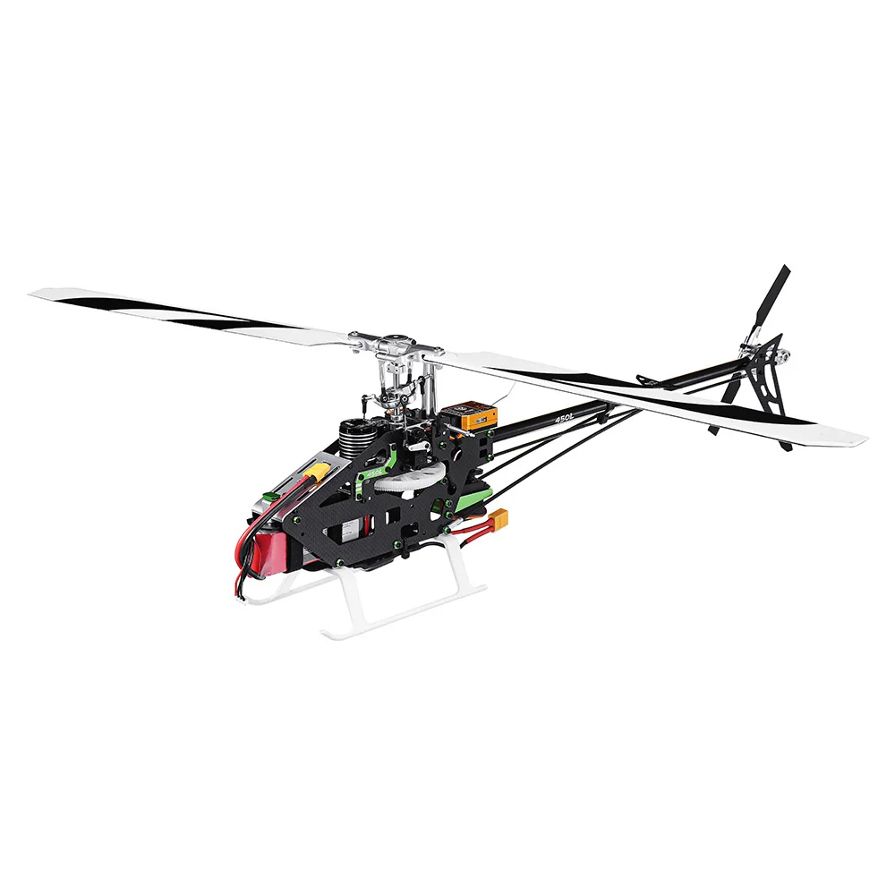 assault 450l flybarless 3d helicopter