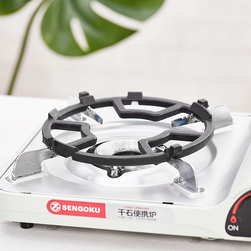 

Anti skid small cooker pan rack gas stove general fittings bracket assistant frying dairy pot iron holder wok stand kitchen tool