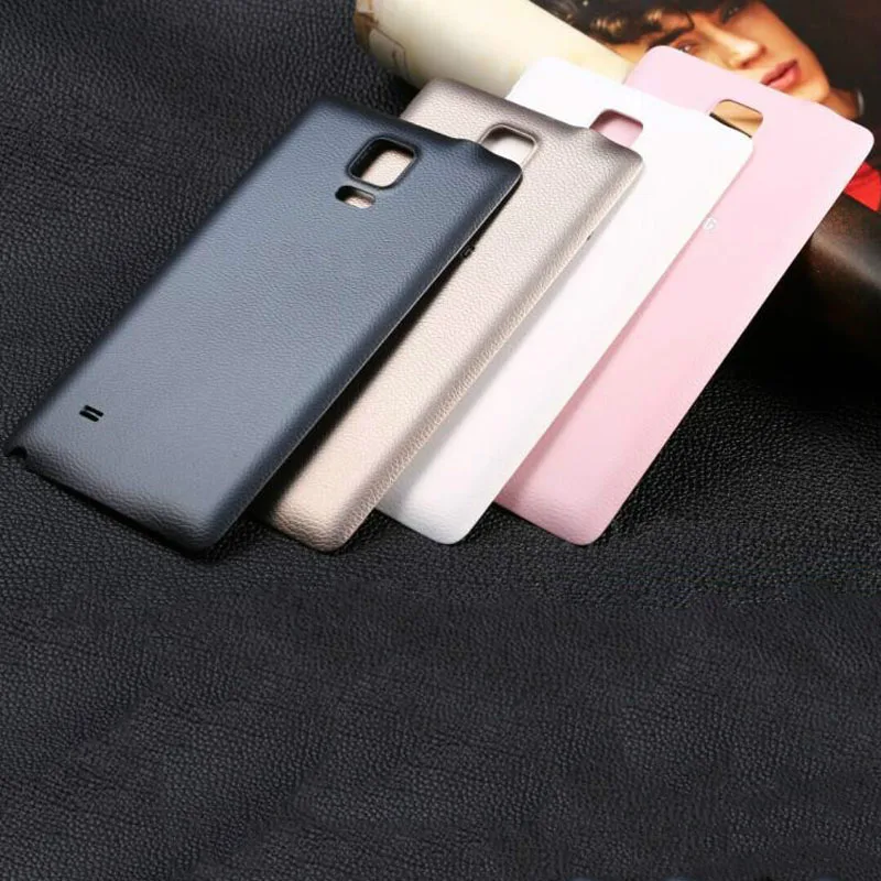 Оригинальная задняя крышка батарейного отсека 50 шт./лот для Samsung Galaxy Note4 Note 4 N9100 N910