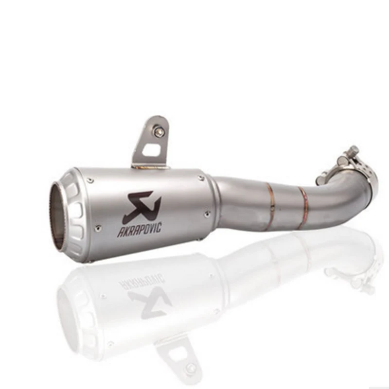 Envío gratis de escape akrapovic de escape de la motocicleta para Yamaha YZF-R3 YZF-R25 MT-03 MT03 2015, 2016, 2017, 2018 YZF R3 R25
