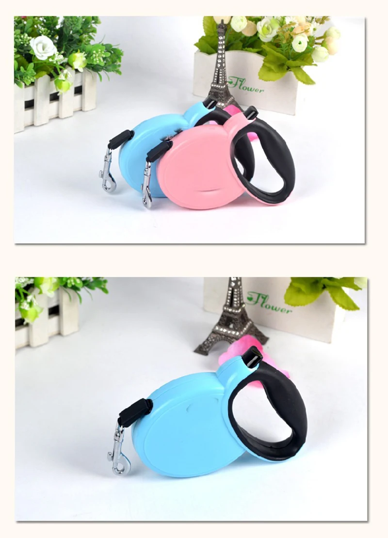 New 3M Pet Dog Cat lead Automatic Retractable Dog Leash Puppy Pet Traction Rope Chain Harness Dog collars Leash Pet Supplies7