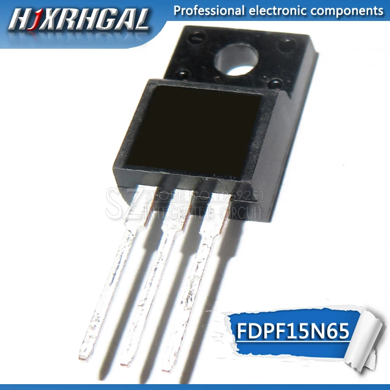 Free shipping 10pcs/lot FDPF15N65 FET 15A 650V TO220 insulation N ...