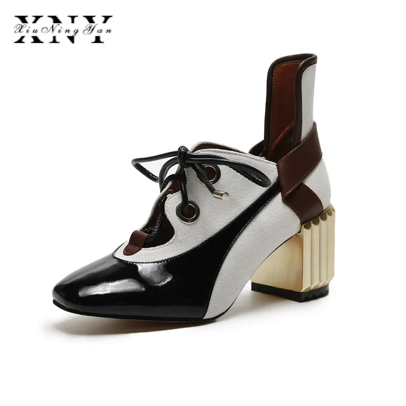Fashion Women Boots High Heel Ankle Boots Platform Brand Women Shoes Autumn Winter Leather Botas Mujer Size 34- 43 Free Shipping Fashion Women Boots High Heel Ankle Boots Platform Brand Women Shoes Autumn Winter Leather Botas Mujer Size 34- 43 Free Shipping