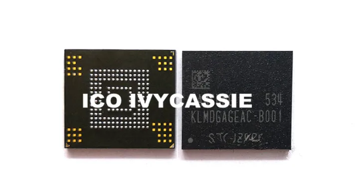 KLMDGAGEAC-B001 eMMC 128 ГБ ИС флэш-памяти NAND чип BGA153 используется протестирован