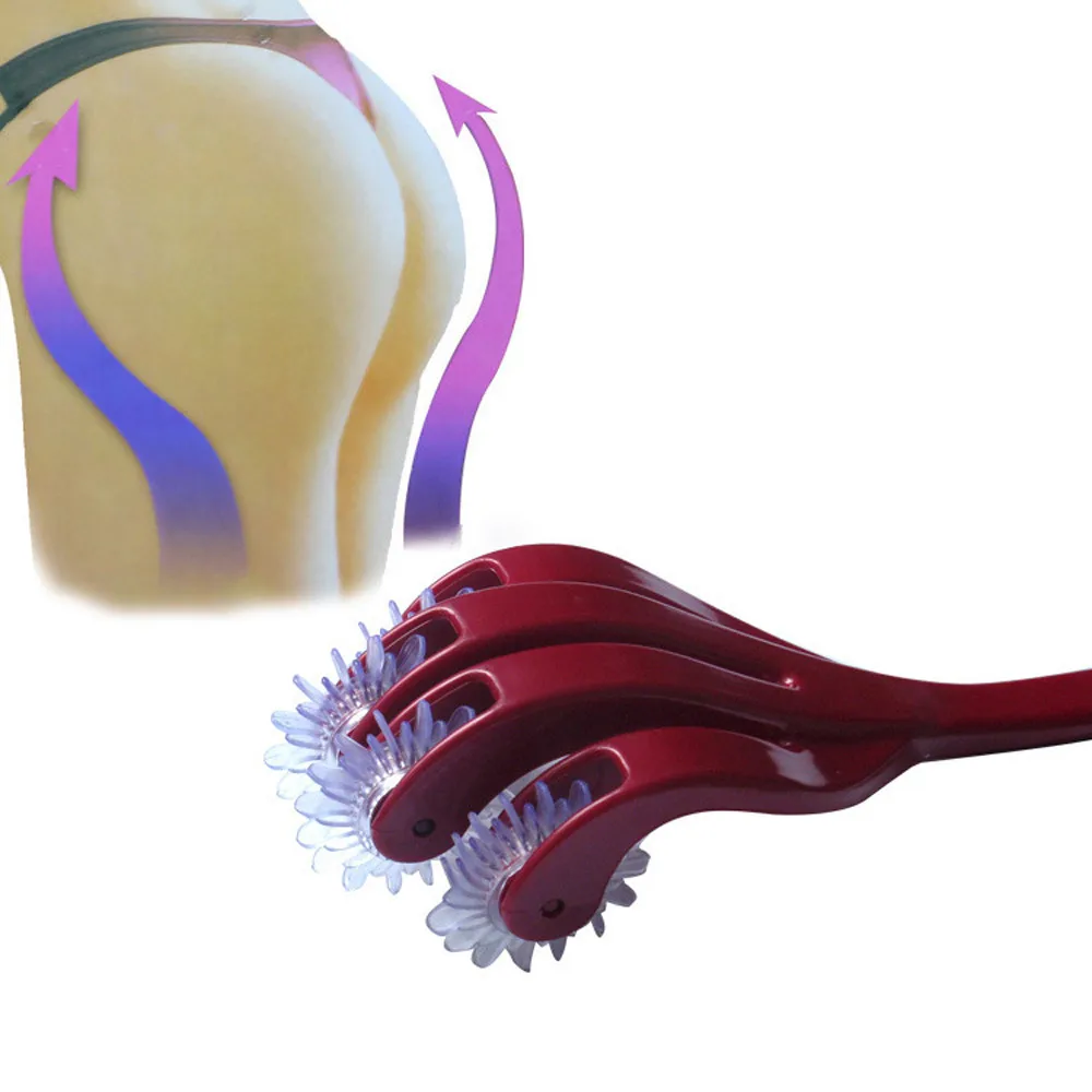 Женская мода ягодицы ноги бедра талия бедра красота антицеллюлитный коготь роликовый массажер Прямая поставка 3m7