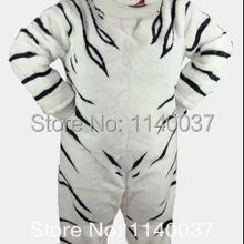 Маскарадный костюм белый талисман Тигра Костюм тигренок Модный на заказ костюм аниме маскарадные костюмы маскот тема нарядное платье карнавальный костюм