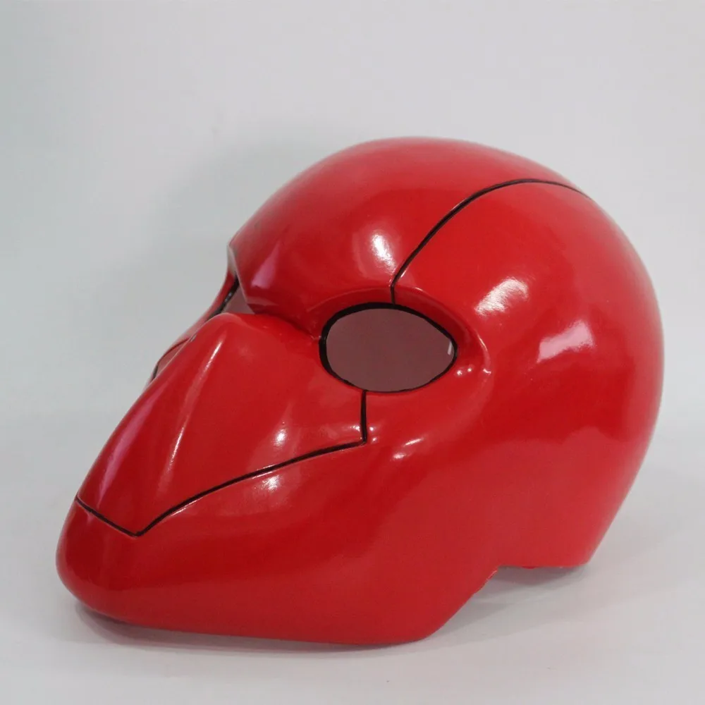 Бэтмен красный капюшон Джейсон Тодд косплей маска шлем из ПВХ Хэллоуин вечерние головные уборы анфас Косплей Реквизит