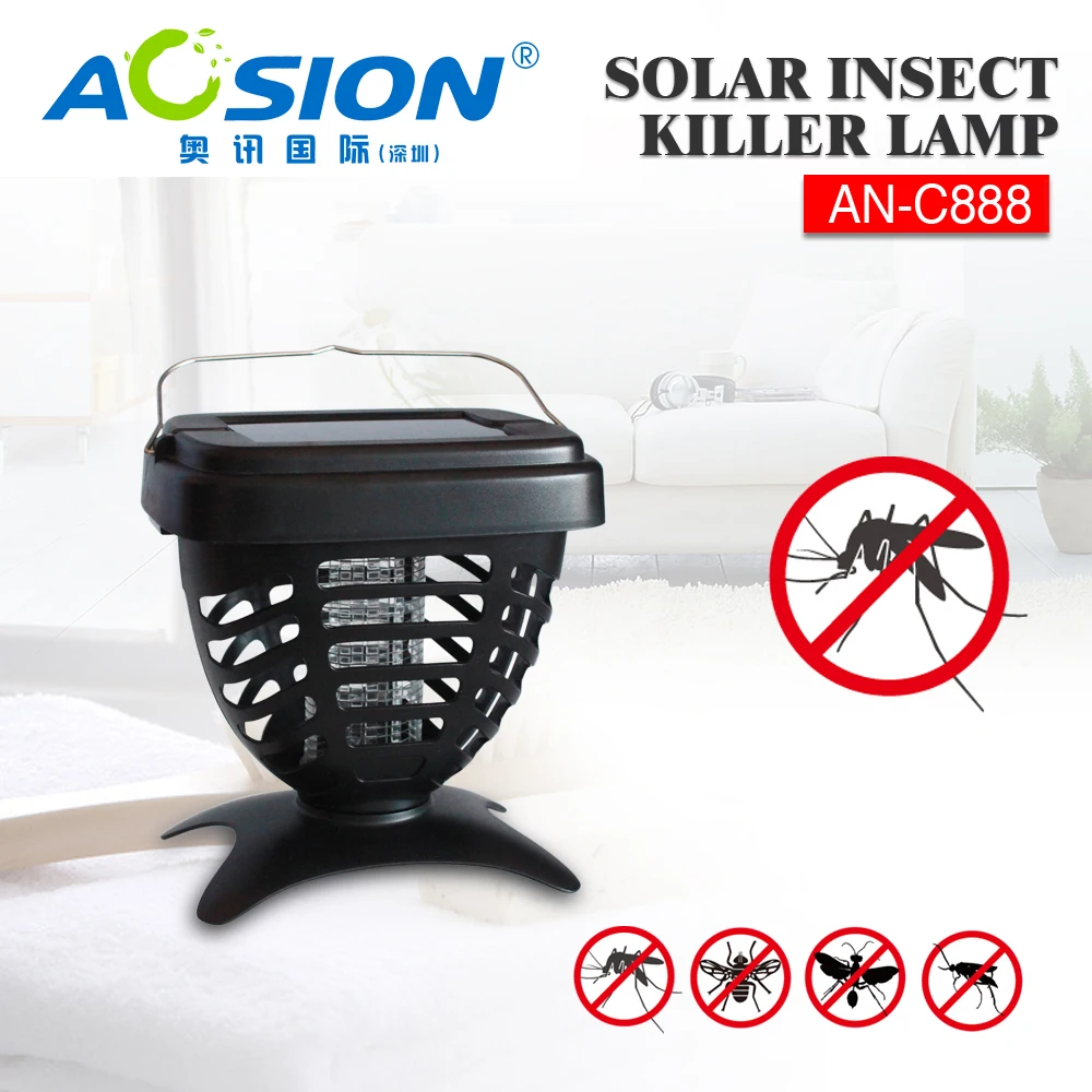 

Aosion Free Shipping Outdoor Camping Protetor Solar Anti Insect Mosquito Killer Lamp Bug Trap Zapper