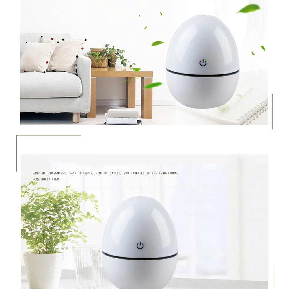 Vehemo LED Lights Touch Switch Car Humidifier USB Ultrasonic Aromatherapy Car Atomizer Air Purifier Spray Meter Car Accessories