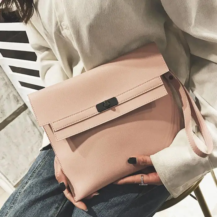 Женская сумка на руку, повседневная, из искусственной кожи, одноцветная, простой стиль, женская сумка, Новинка