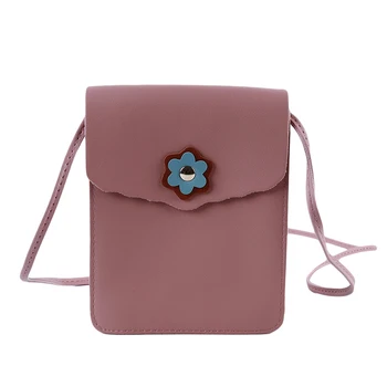 

2020 New Style Cute Mobile Phone Bag Synthetic Leather Bag Fashion Wallet Shoulder Bag Mini Bag Handbag Best Selling