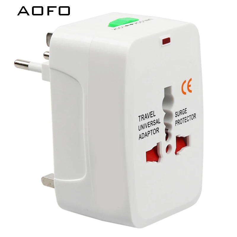 Международный дорожный Электрический штепсельный адаптер с/без USB