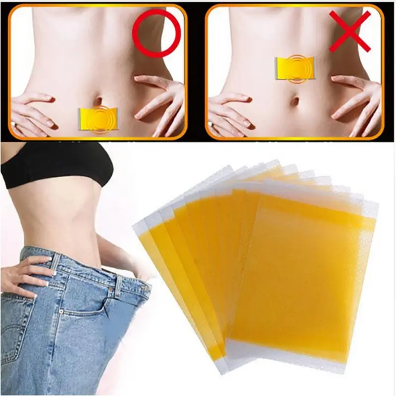 10 PCS Bag Fat Burning Slimming Stick Slimming Navel Sticker Slim Patch font b Weight b