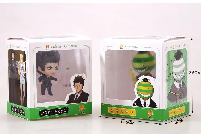 Set Of 2 Pieces Assassination Classroom Q Action Figures Karasuma Tadaomi Figure Korosensei Smile Pvc Figures Figure Pvc Pvc Foampvc Princess Aliexpress