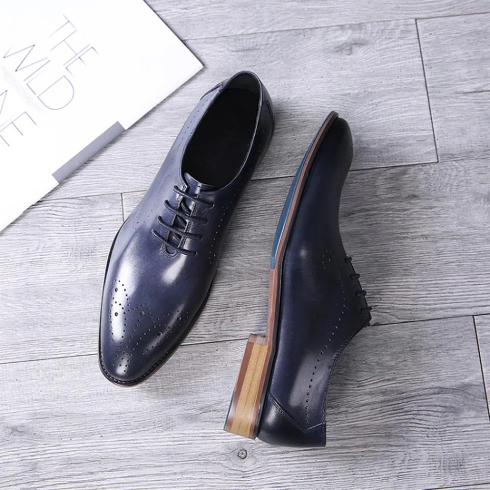navy blue tuxedo shoes