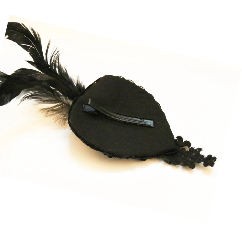 2018 Black Gothic Beading Headband Sheep Horn Headwear Evil Cosplay  Women's Halloween Costumes  (2)