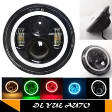 7-дюймовый светодиодный фонарь " для 76-86 Jeep CJ-7 81-85 CJ-8 скремблер 97-06 Wrangler TJ 04-06 LJ Unlimited 07-15 JK 2 двери 4 двери