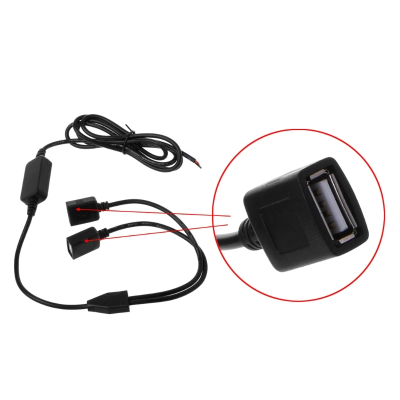 Новое автомобильное зарядное устройство с двумя разъемами USB 12 В 5 3 А