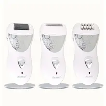 Kemei KM-505 3 в 1 Электрический эпилятор бритва многофункциональный для удаления волос Леди депиляция Электрический Женский для тела