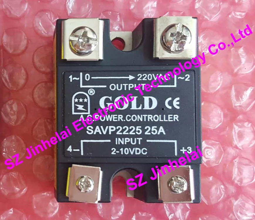 Новый и оригинальный регулятор мощности SAVP2225 GOLD твердотельные реле 220VAC 25A 2 10VDC