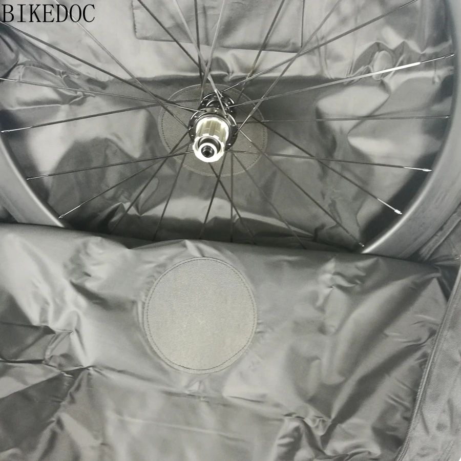 Sale BIKEDOC Road Double Wheel Bag 560g 700c Road Bicycle Wheel Bag Stock Bike Accessory 6