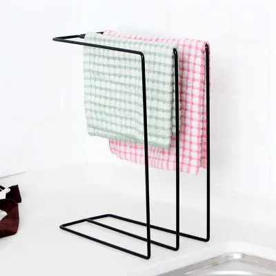racks storage vertical towel rack holders perforated iron non kitchen table 23cm