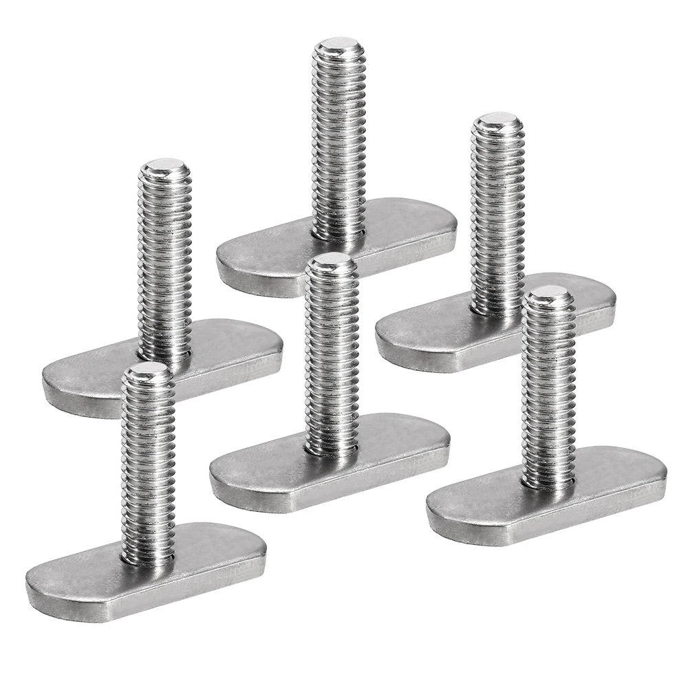 

6Pcs Kayak Rails Screws Bolts Hardware Parts Rowing Boat Hardware for Kayak Canoe Inflatable Boat Kayak Accessories