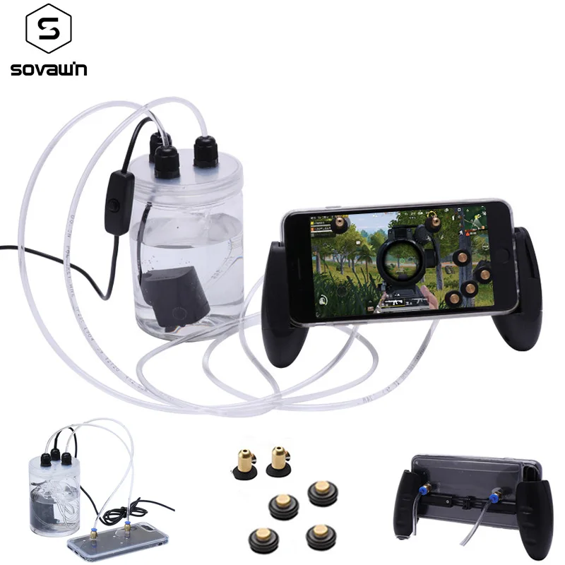  Mobile Phone Cooling Pubg Controller Fan Gamepad Cooler in Water Smartphone Circulating Cooling Tri