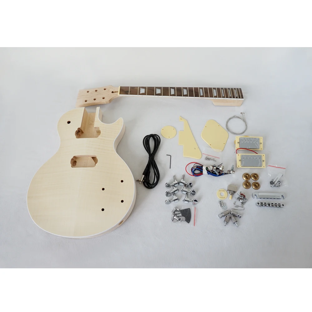 China Aiersi Custom LP style DIY Electric Guitar Kits Model EK 004in