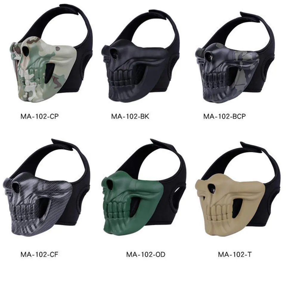 

Halloween Skull Mask Outdoor Field Masks Airsoft Paintball Tractical Mask Glory Knight Mask Tactical Protective Equipment